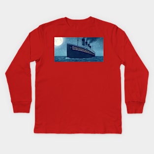 Night Voyage Kids Long Sleeve T-Shirt